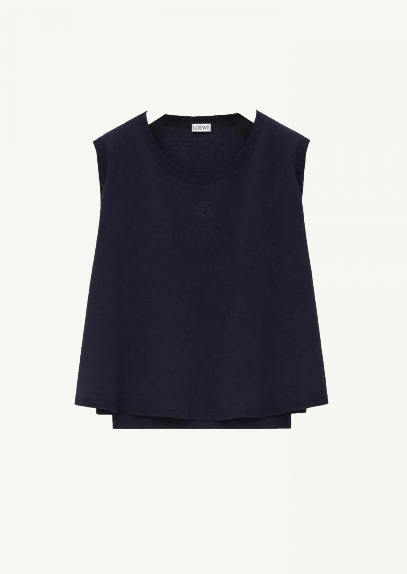 Sleeveless sweater in trapeze silhouette - Loewe