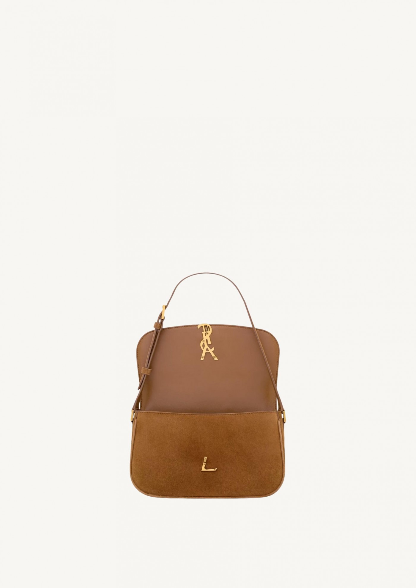 Solferino medium en suède camel Saint Laurent