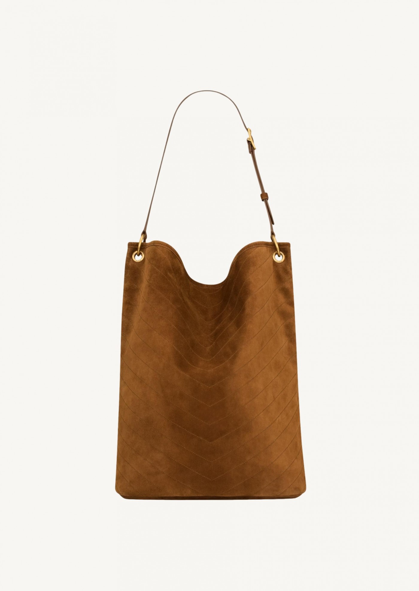 Niki bucket souple en suède camel