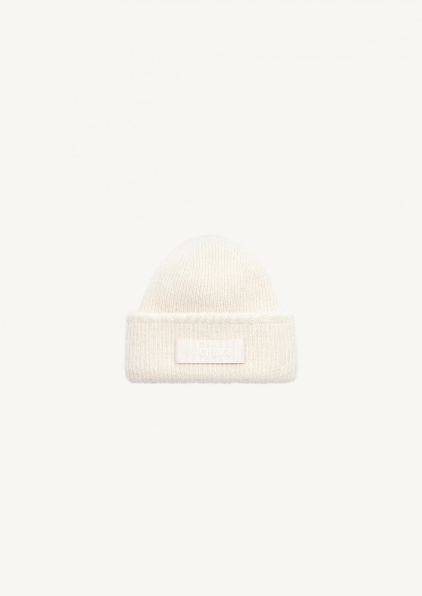 The Gros Grain beanie off white