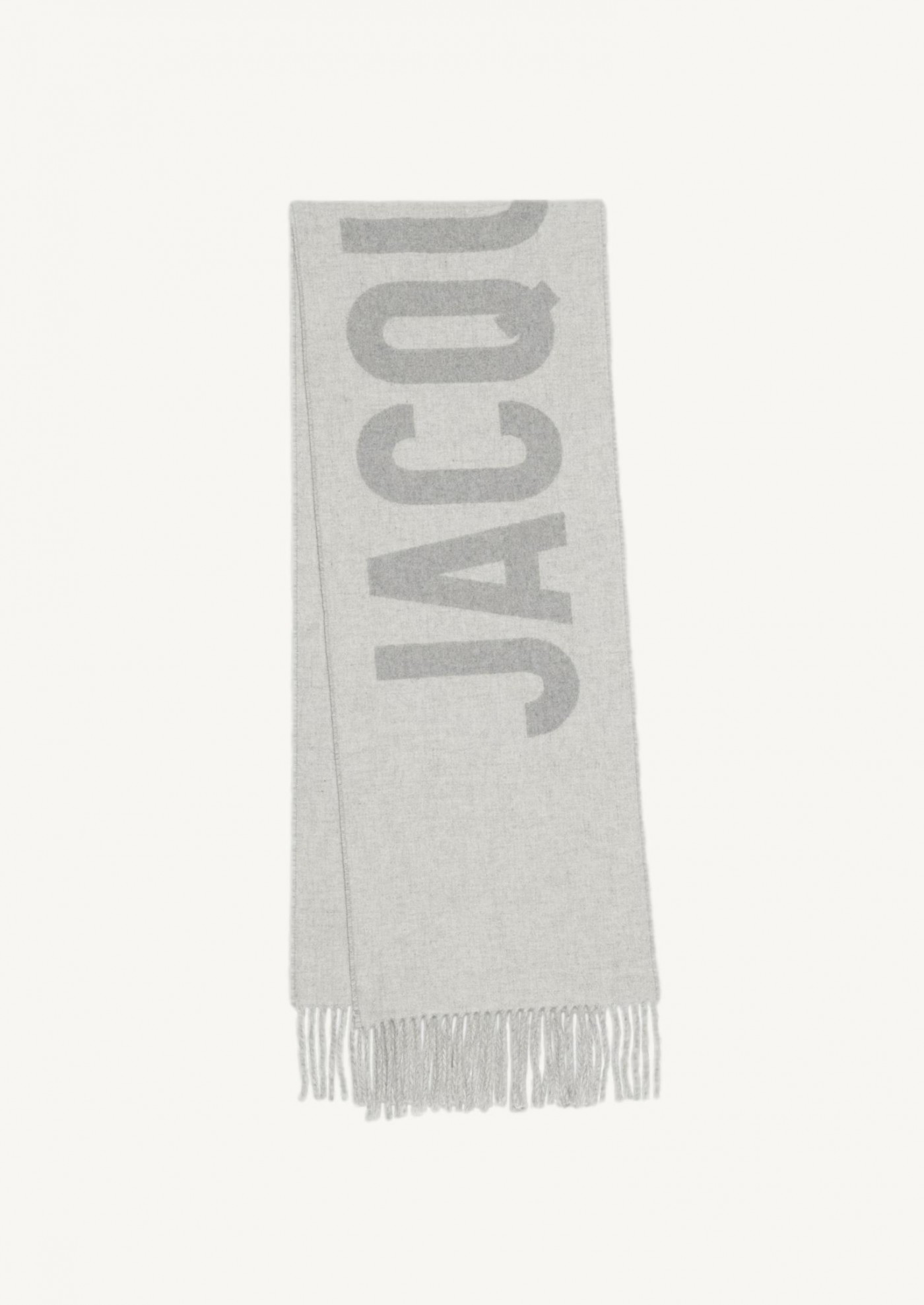 The Jacquemus grey scarf