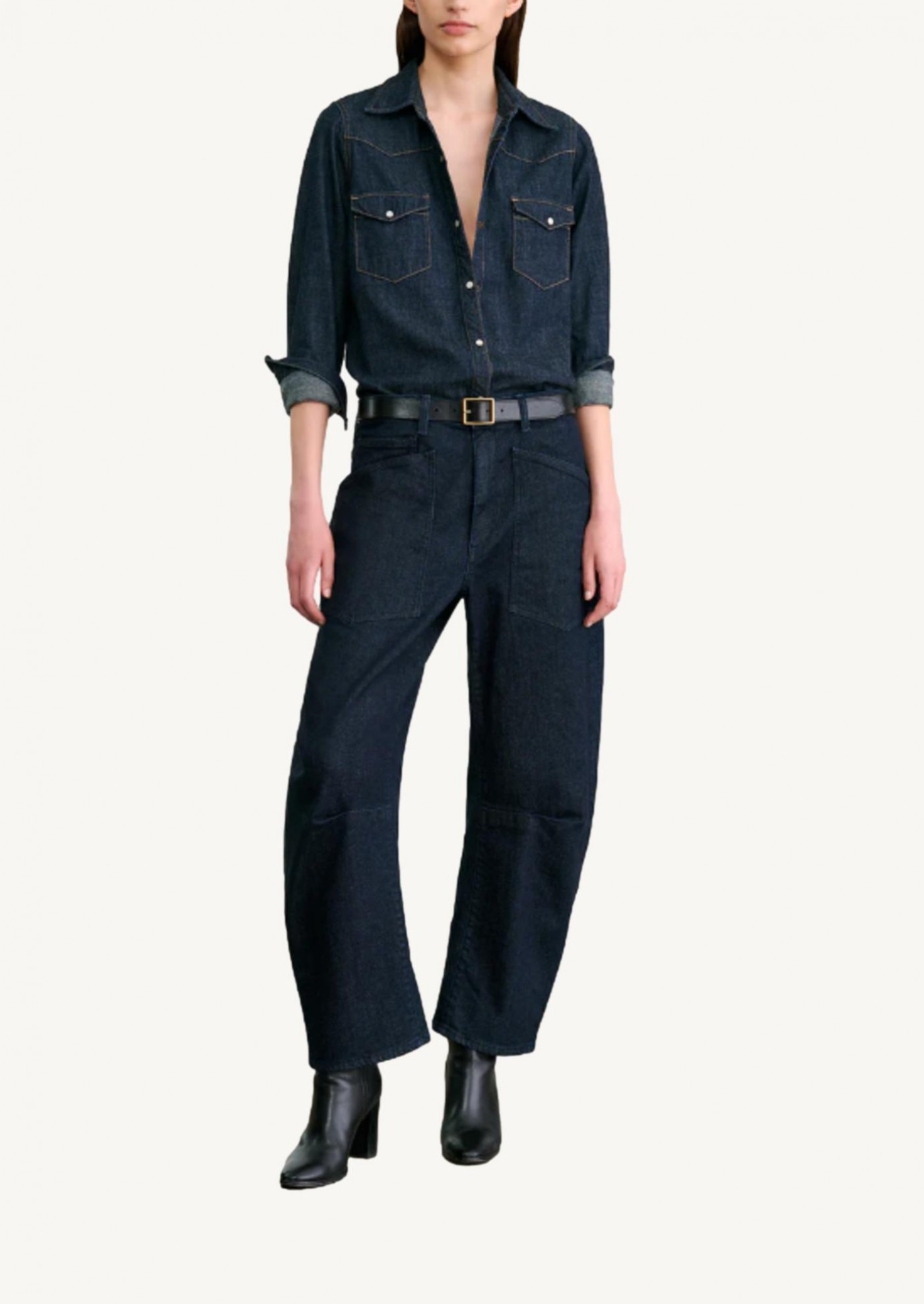 Chemise Travis indigo