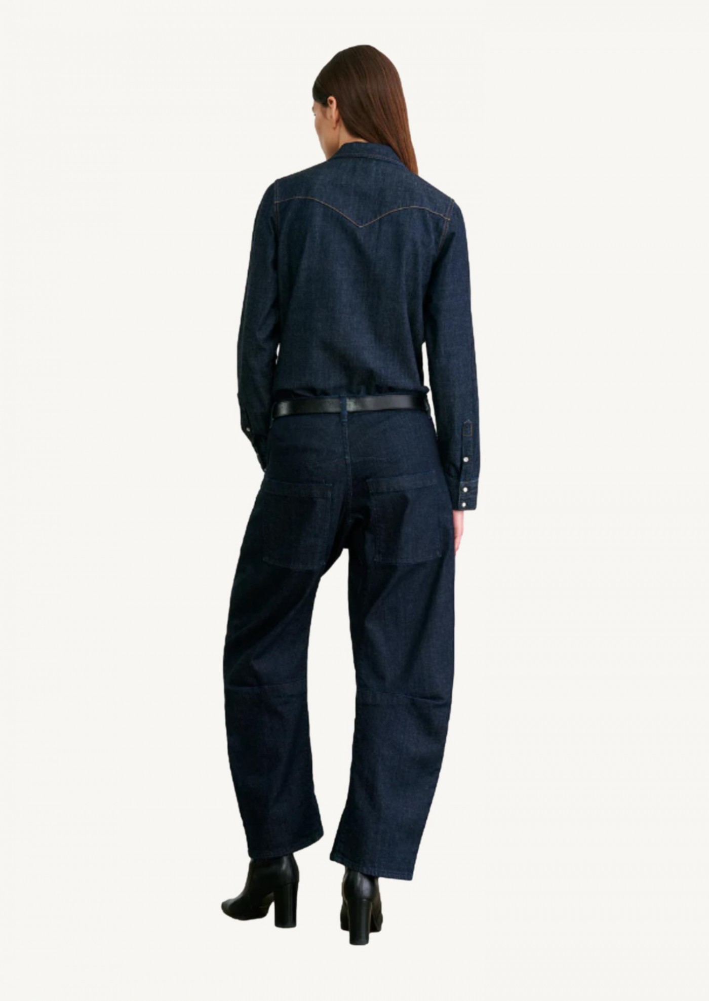 Travis shirt indigo Nili Lotan