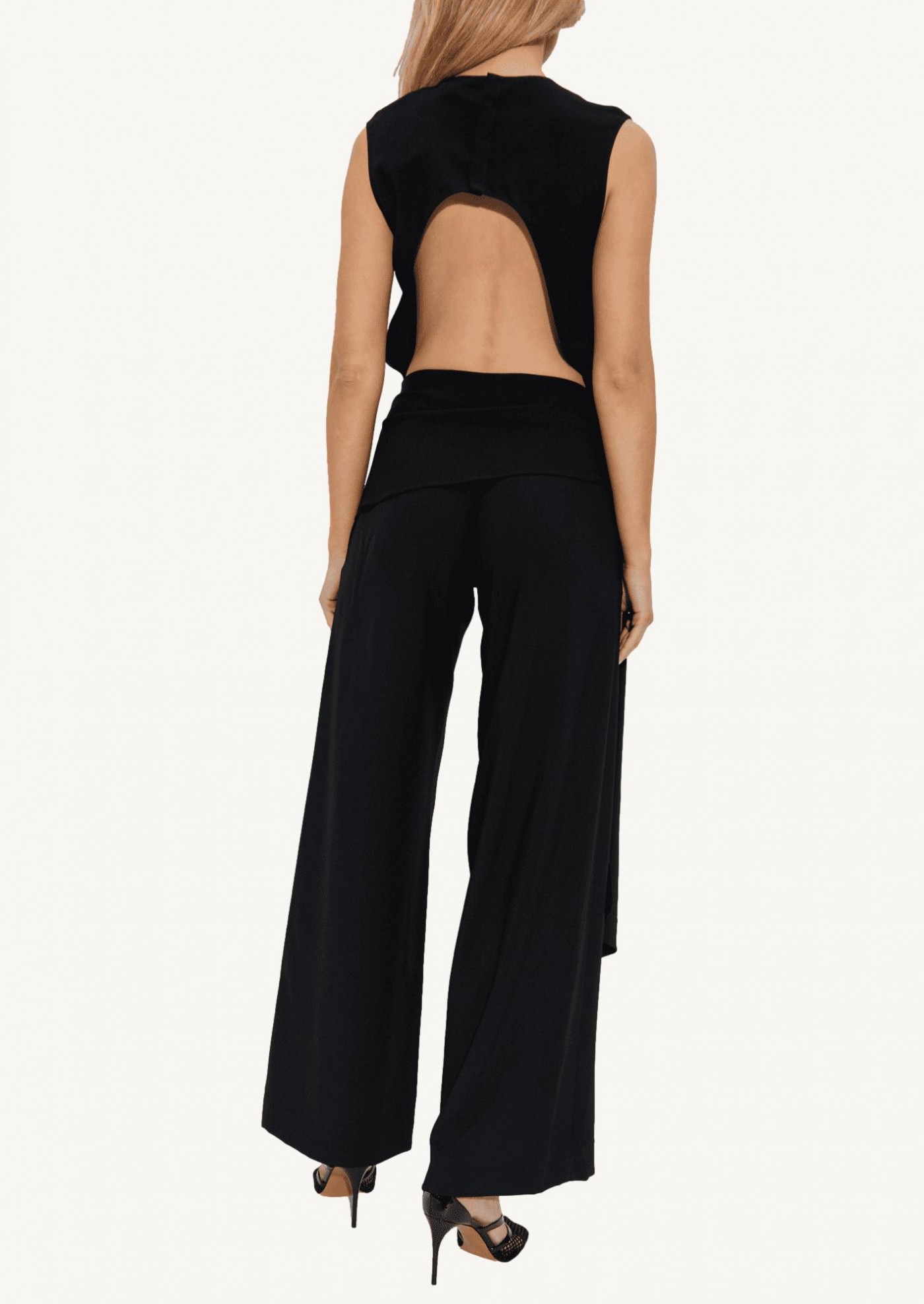 Black jersey jumpsuit Alaïa Black jersey jumpsuit Alaïa