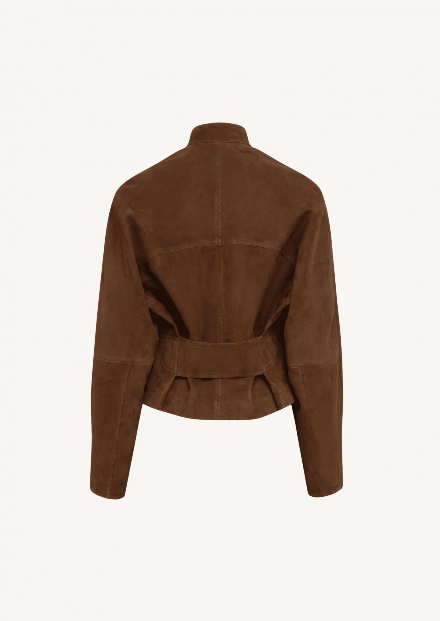 Veste ronde en daim
