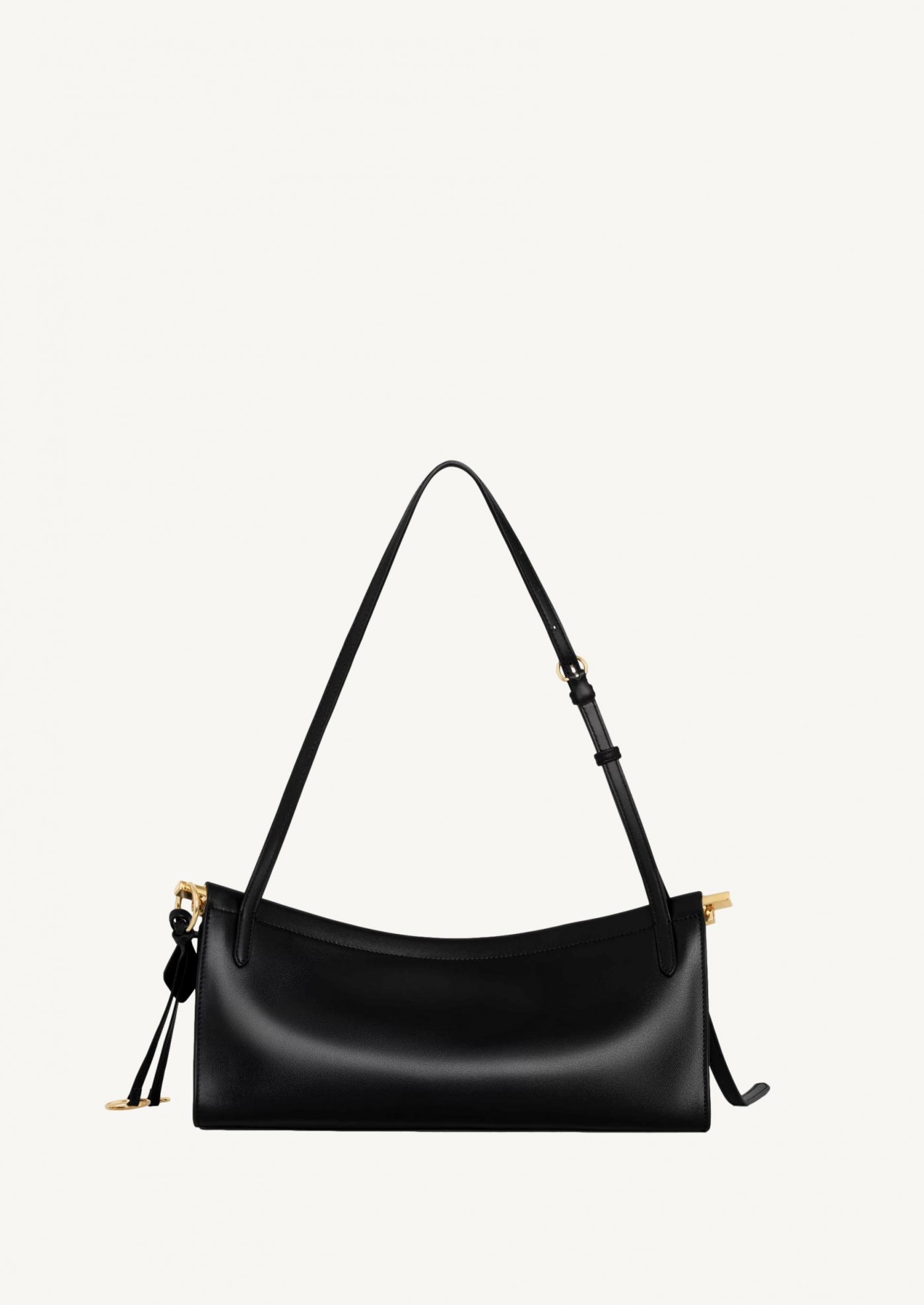 Le click East West moyen en cuir noir