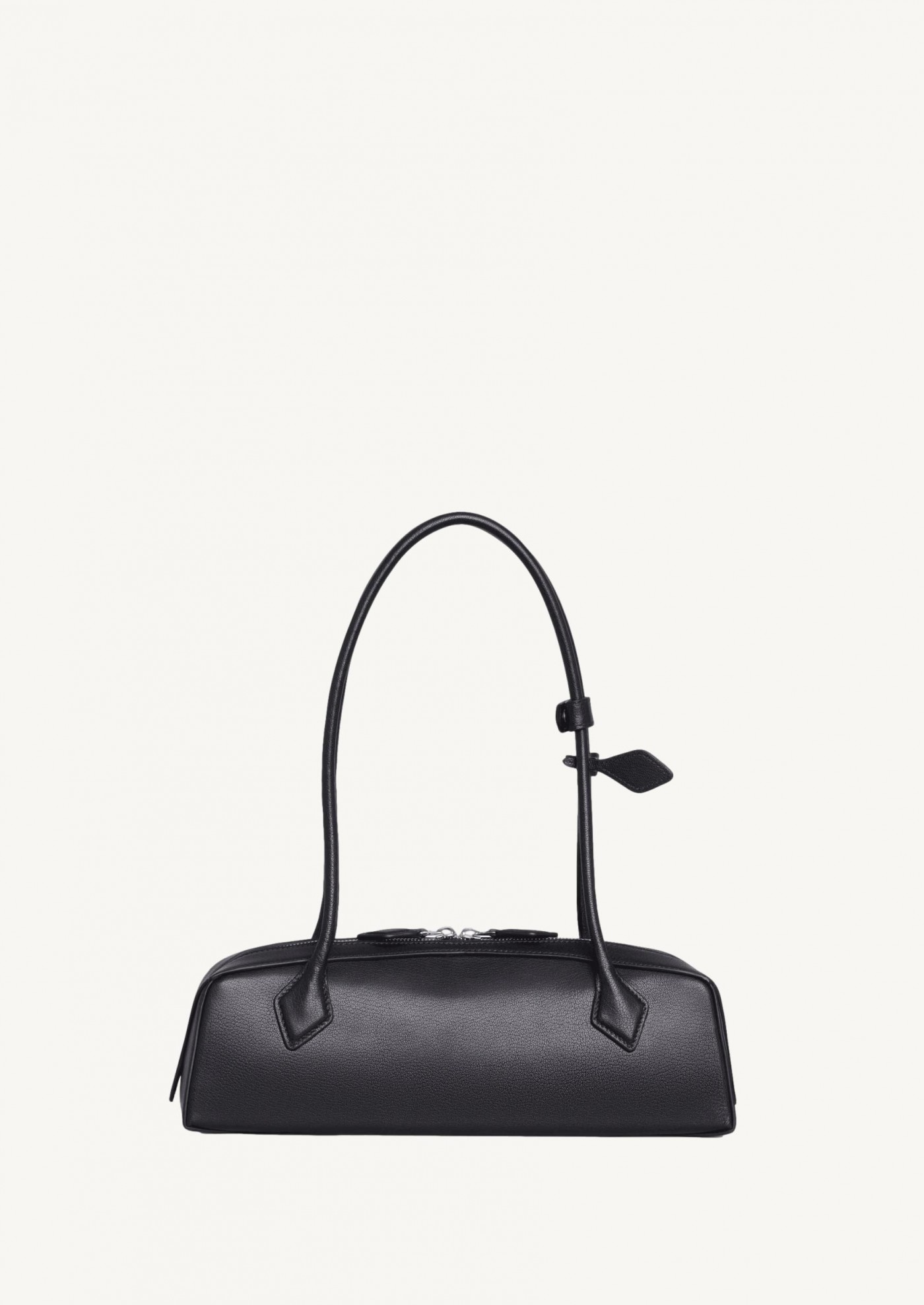 The medium Teckel black leather