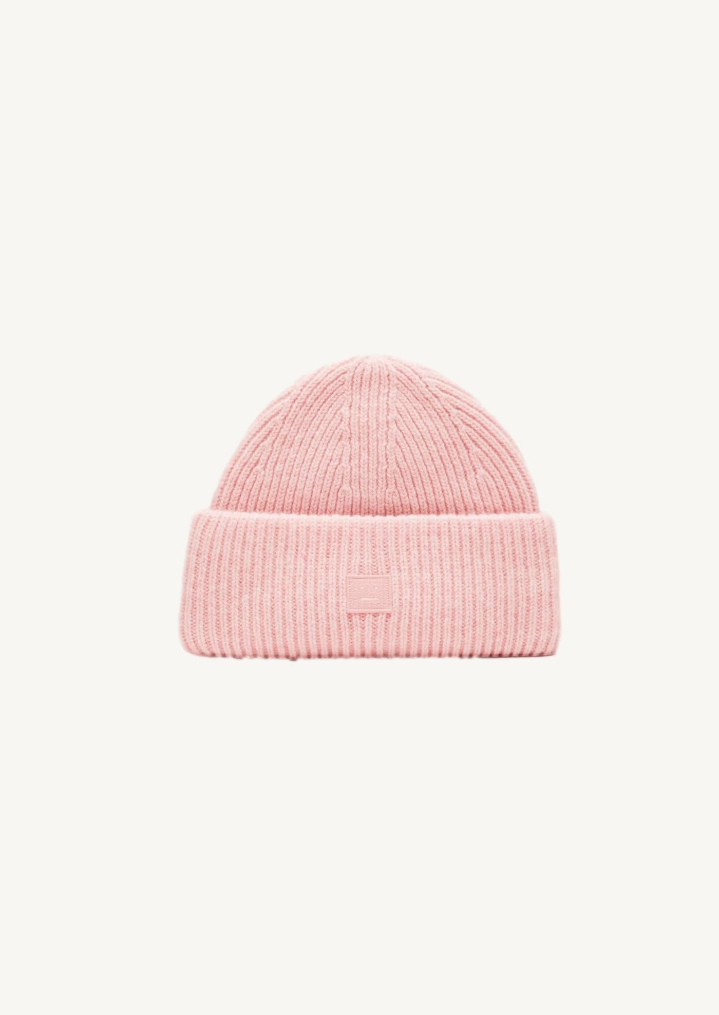 Bonnet small logo face pink