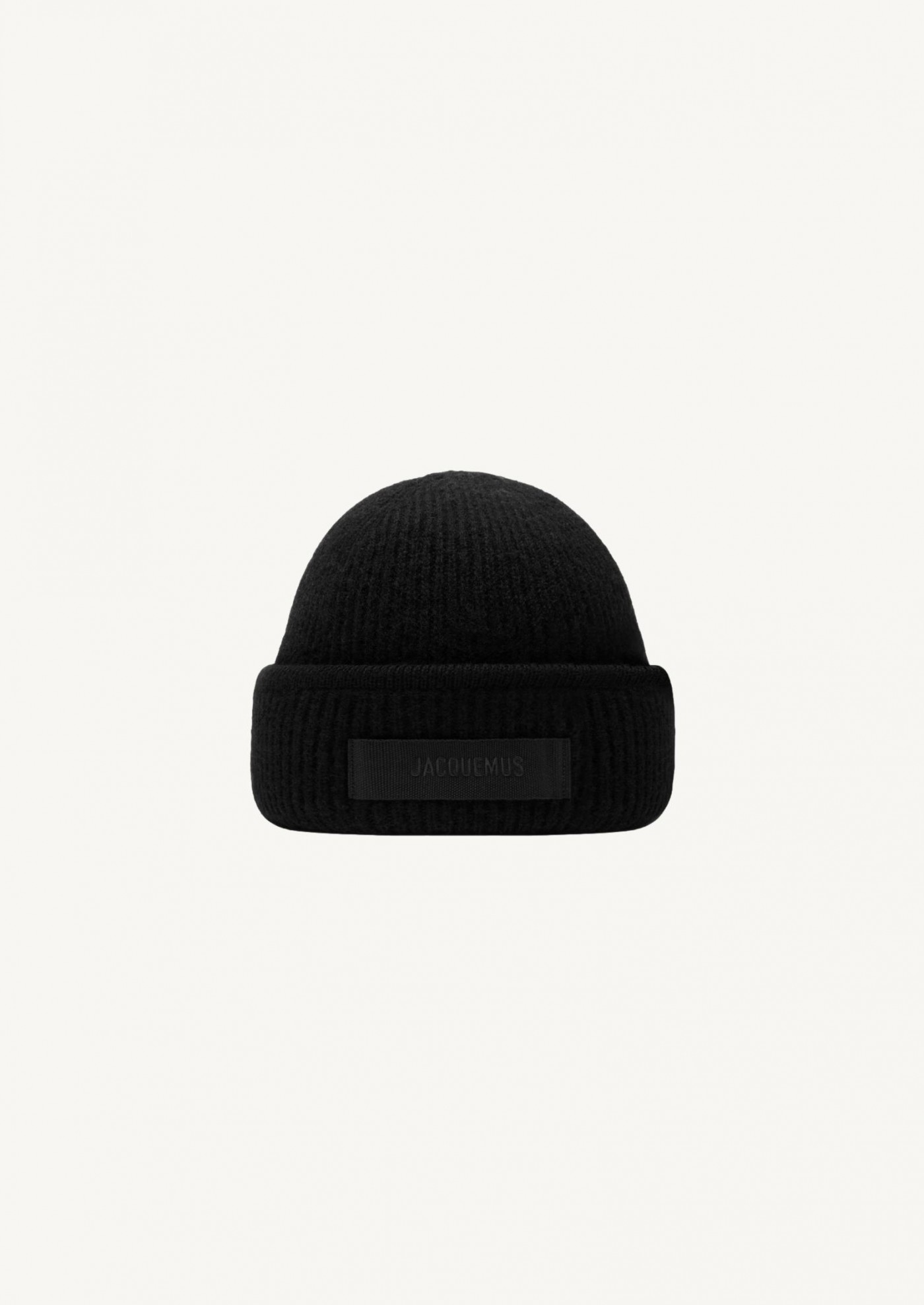 The black Gros Grain beanie