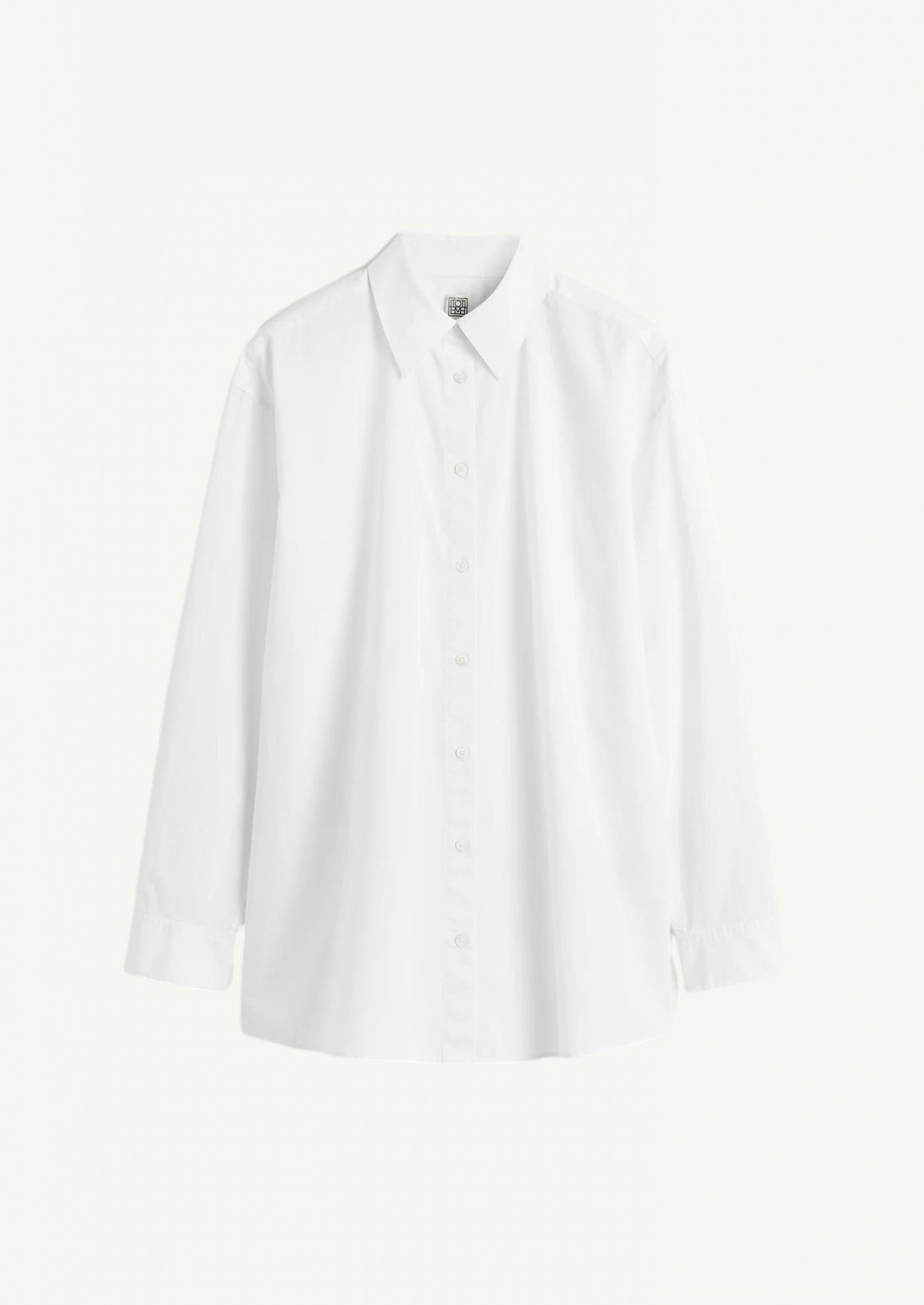 Classic tumbled shirt white