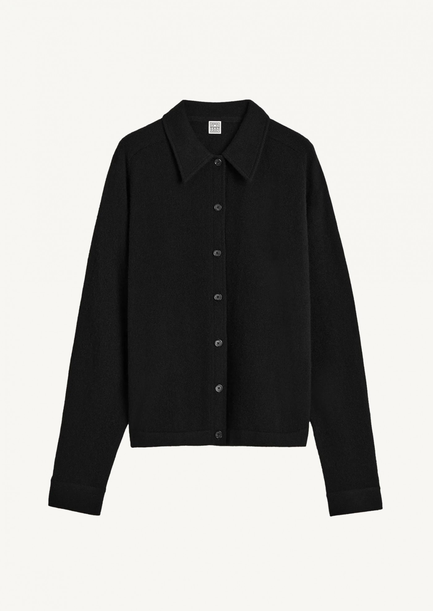 Cashmere cardigan dark black