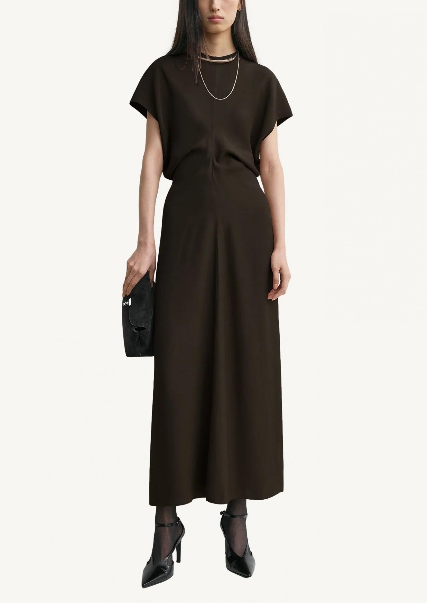 Robe taille basse écorce