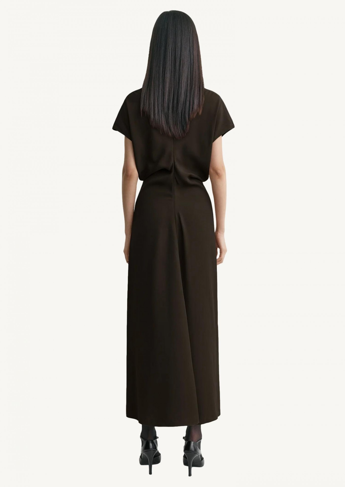 Slouch waist dress bark Totême Slouch waist dress bark Totême