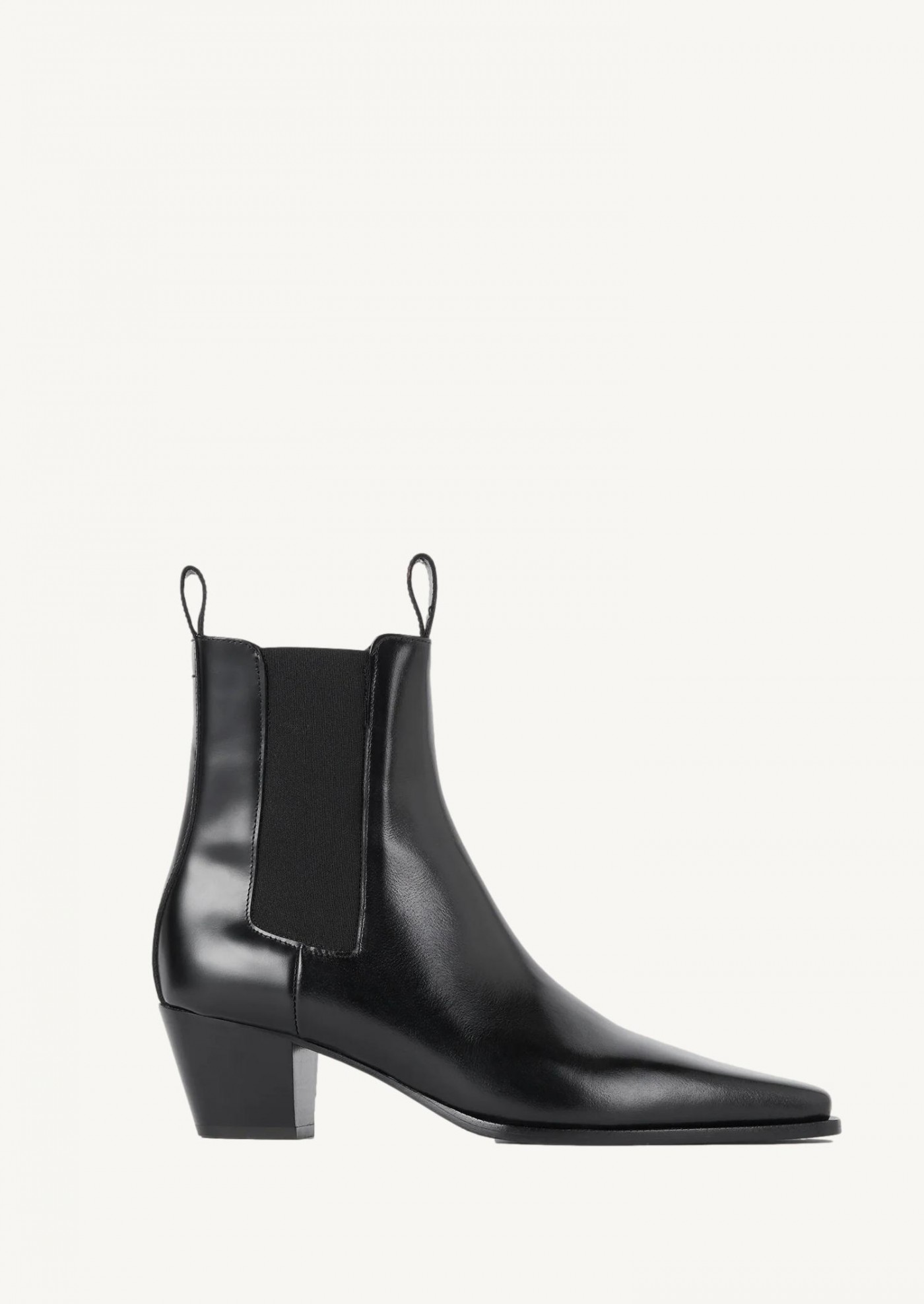 Bottes de ville en cuir noir