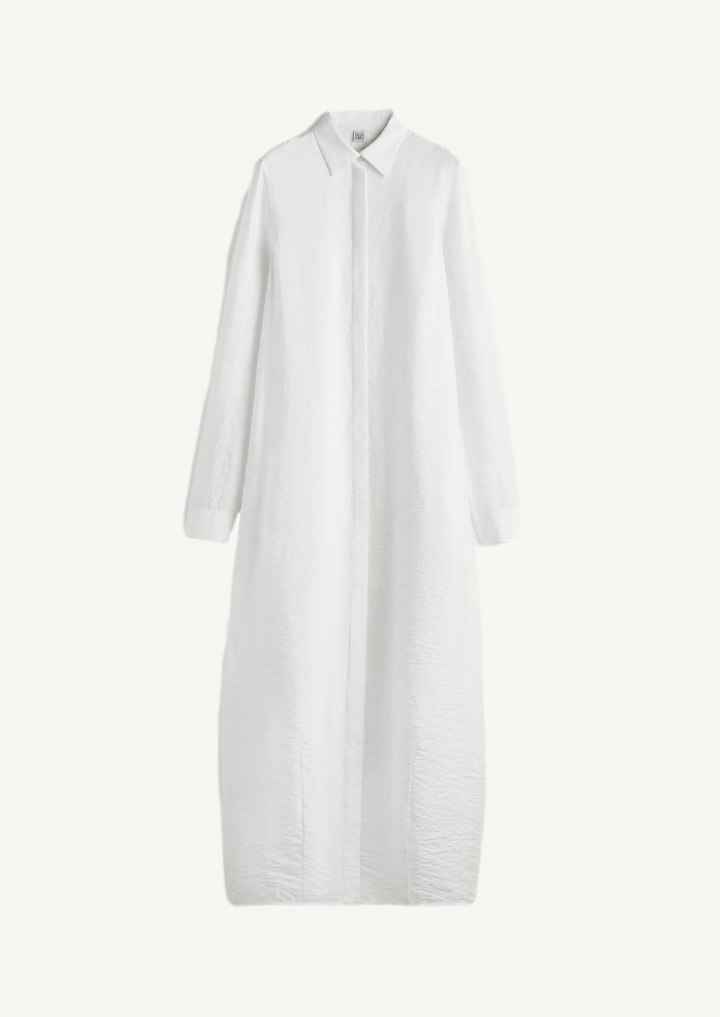 Robe-chemise parachute blanche