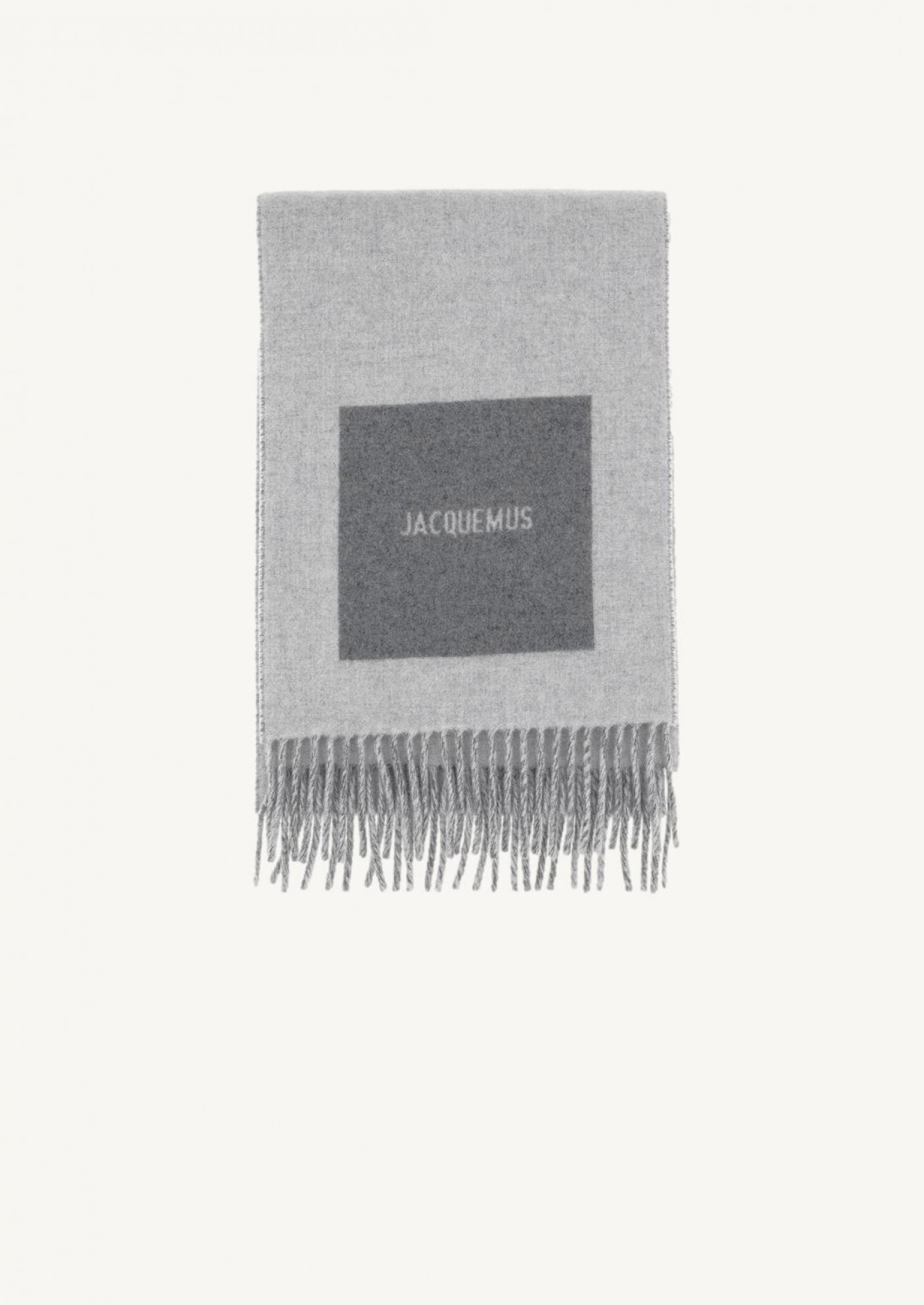 The Rond Carré grey scarf