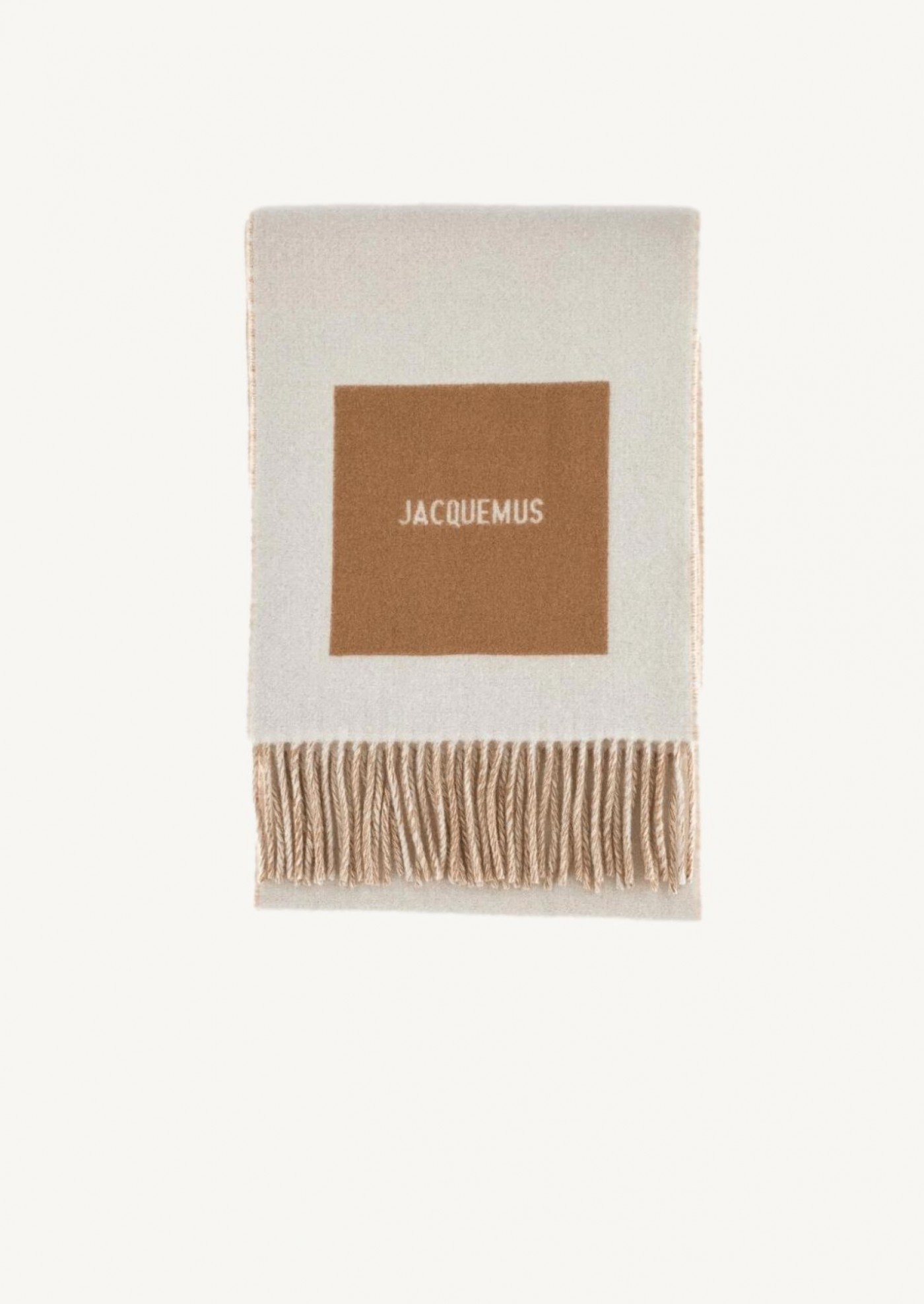 The Rond Carré beige scarf