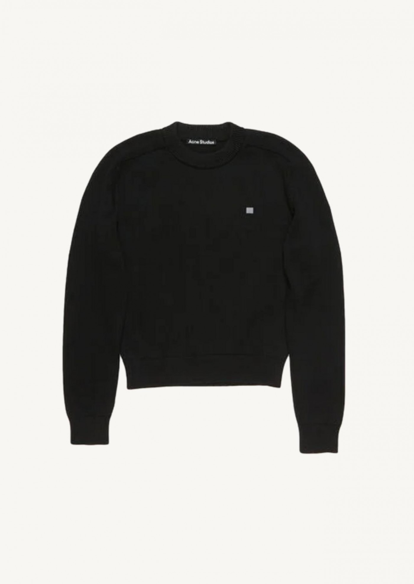 Black crew neck jumper