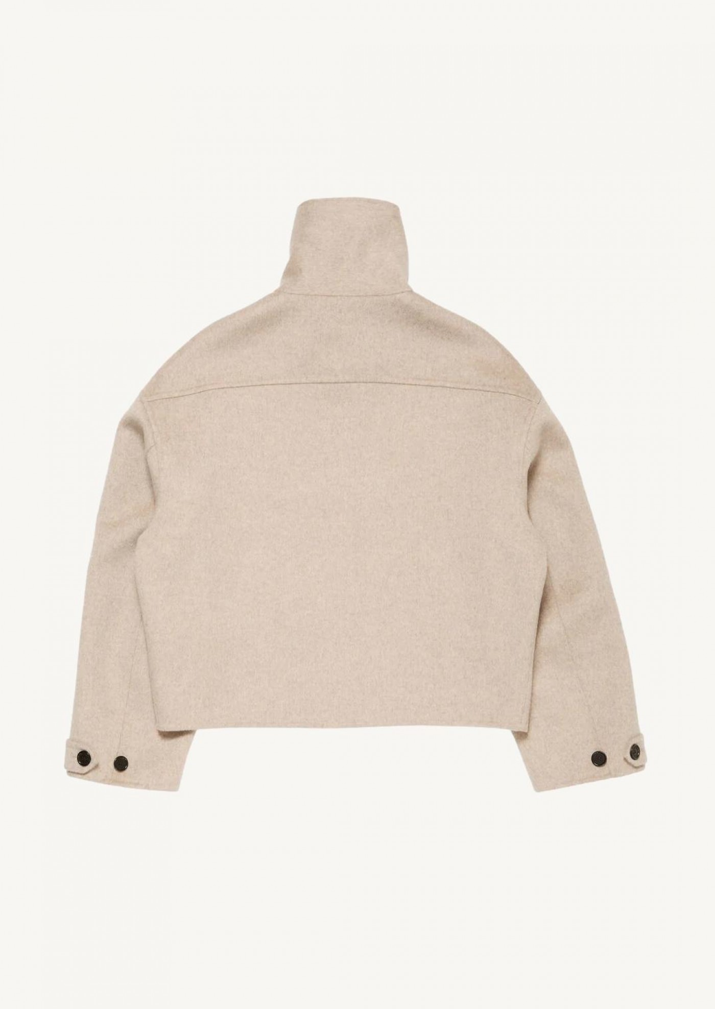Veste en laine avoine