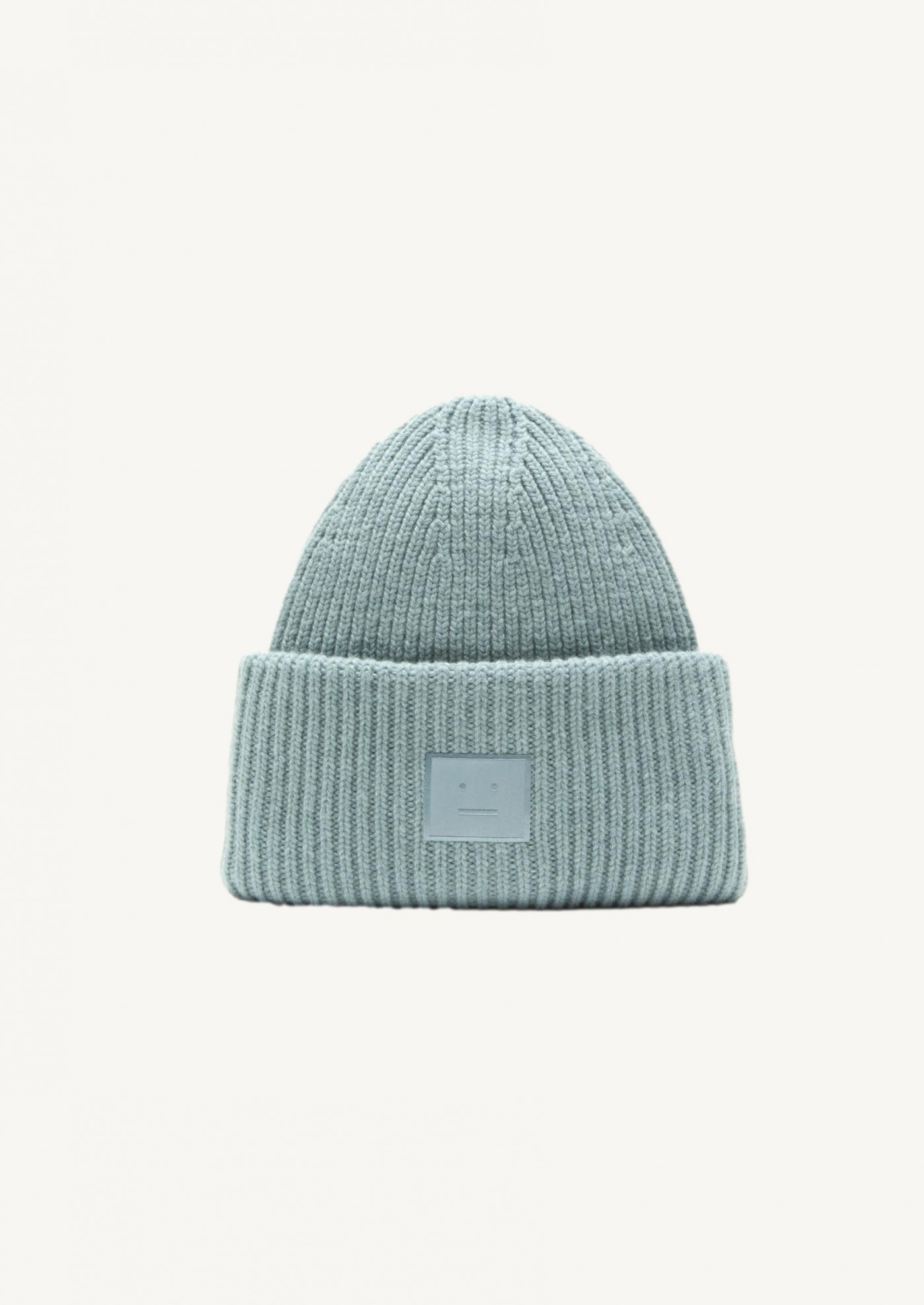 Large Face blue logo beanie