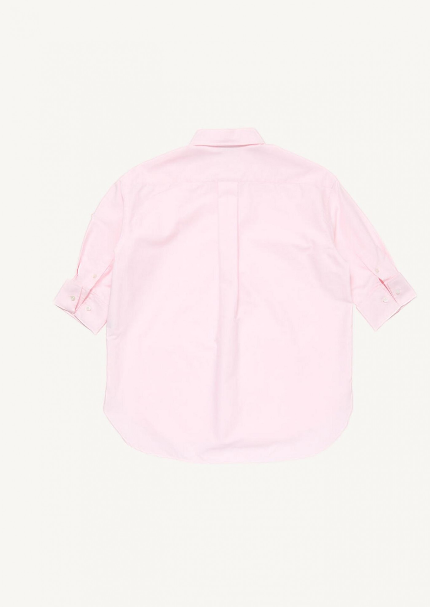 Pink button-down shirt