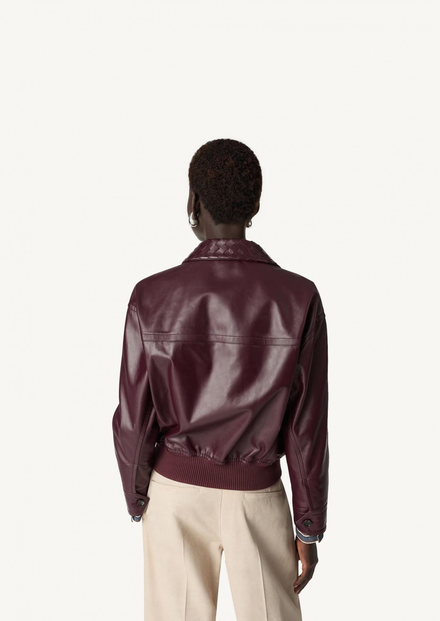 Blouson en cuir jam Bottega Veneta