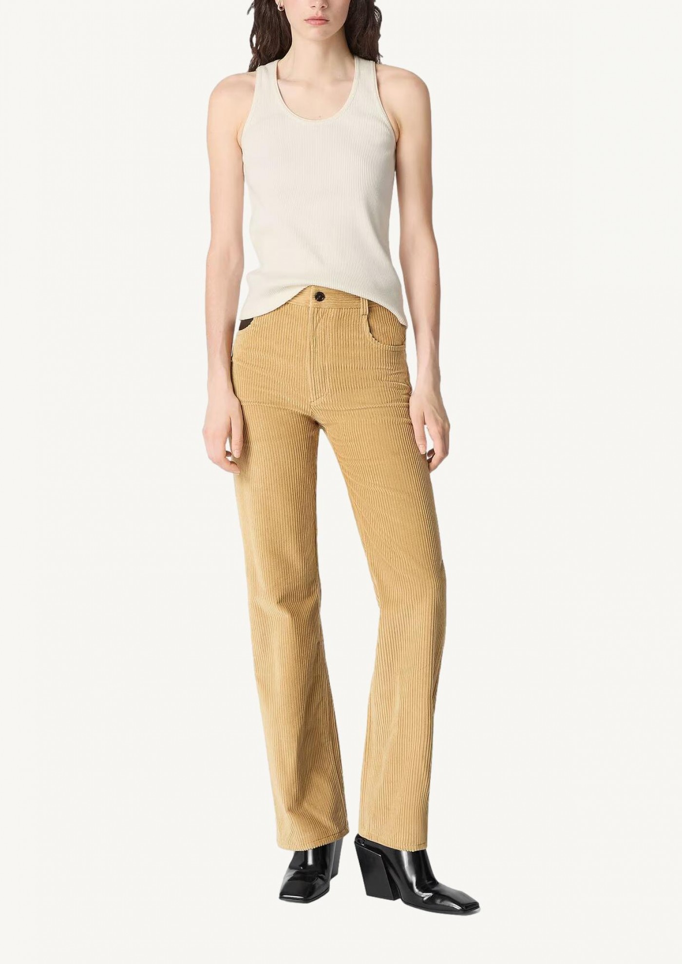 Pantalon en velours côtelé