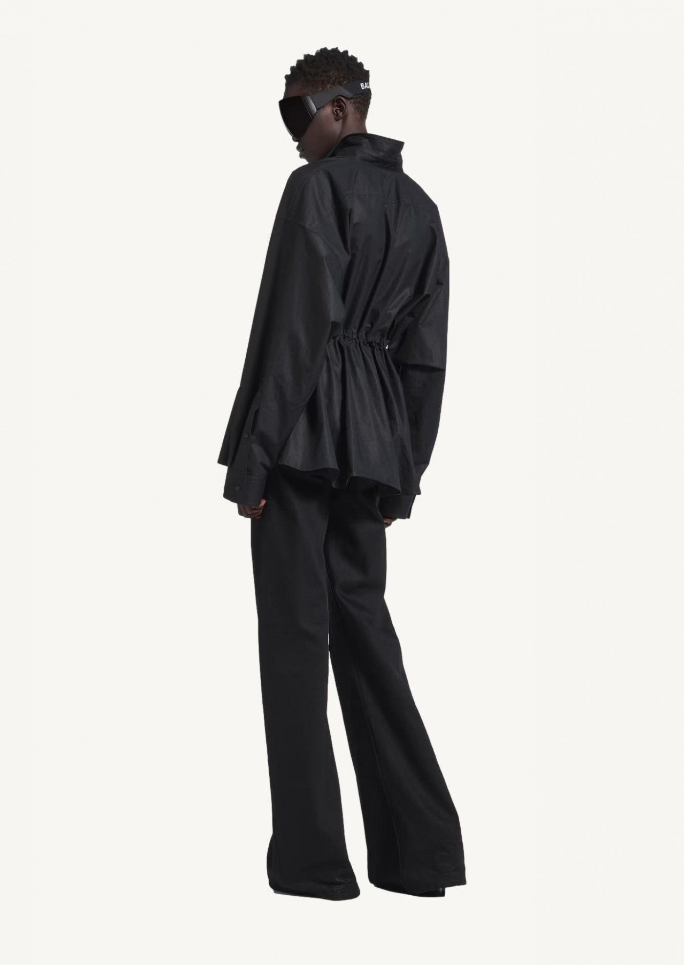 Black Hourglass Shirt Dress Balenciaga Black Hourglass Shirt Dress Balenciaga