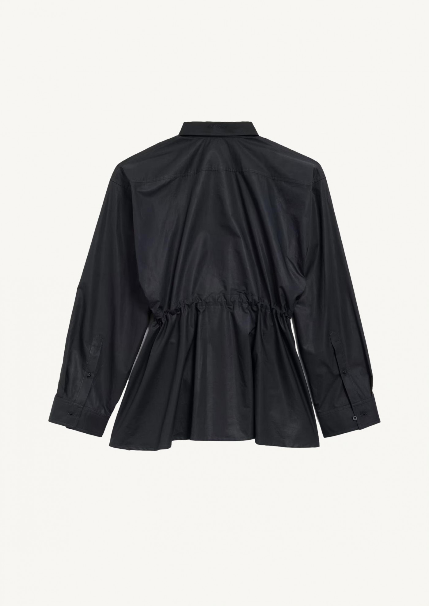 Black Hourglass Shirt Dress