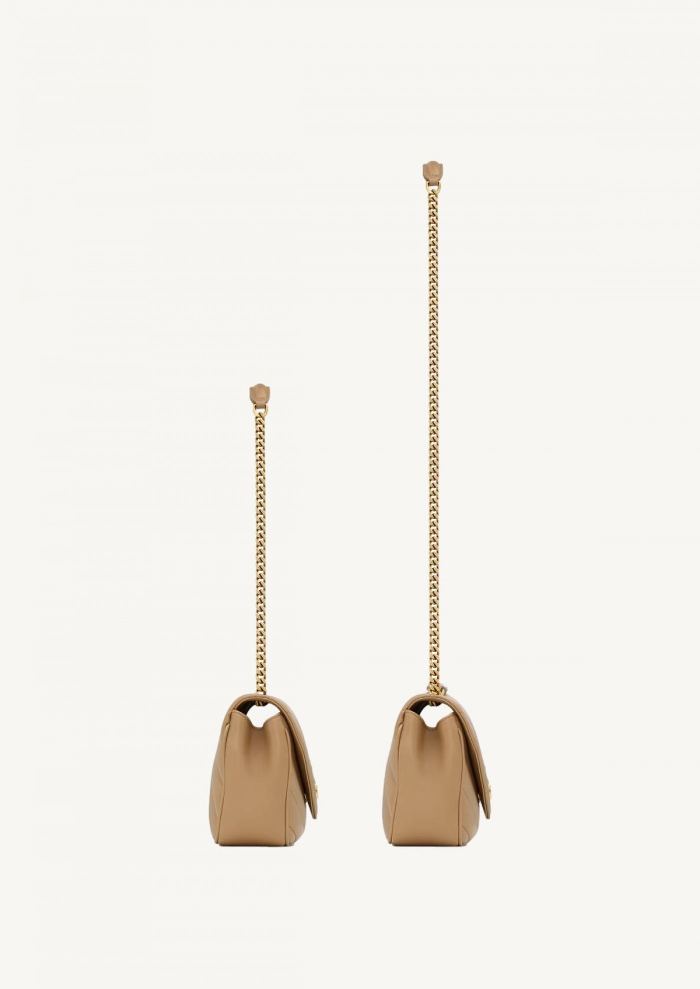 Loulou small matelassé naturel tan Saint Laurent Loulou small matelassé naturel tan Saint Laurent