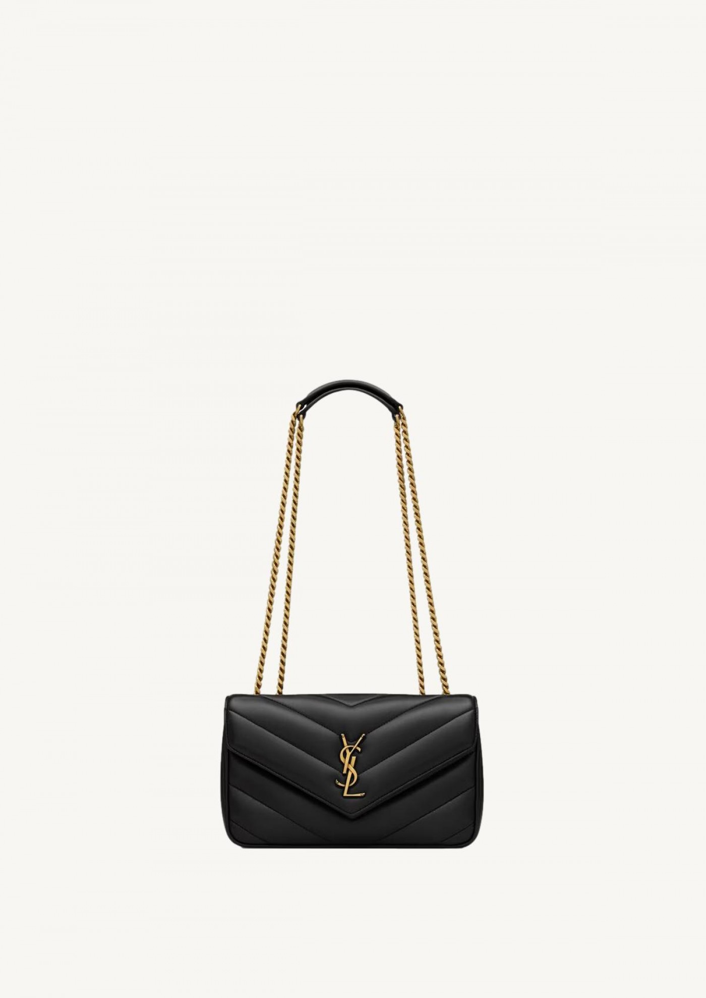 Small Loulou bag in black