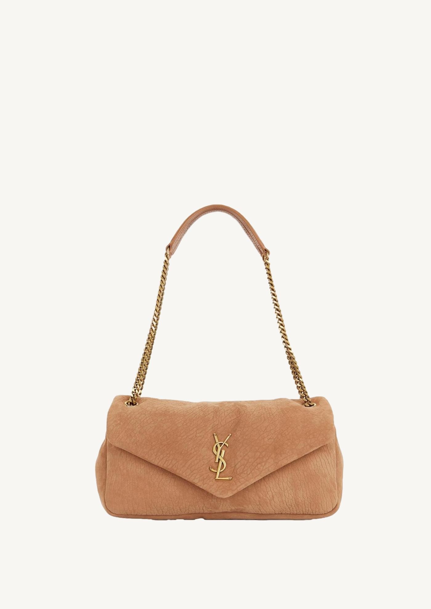 Medium Calypso grained leather honey caramel