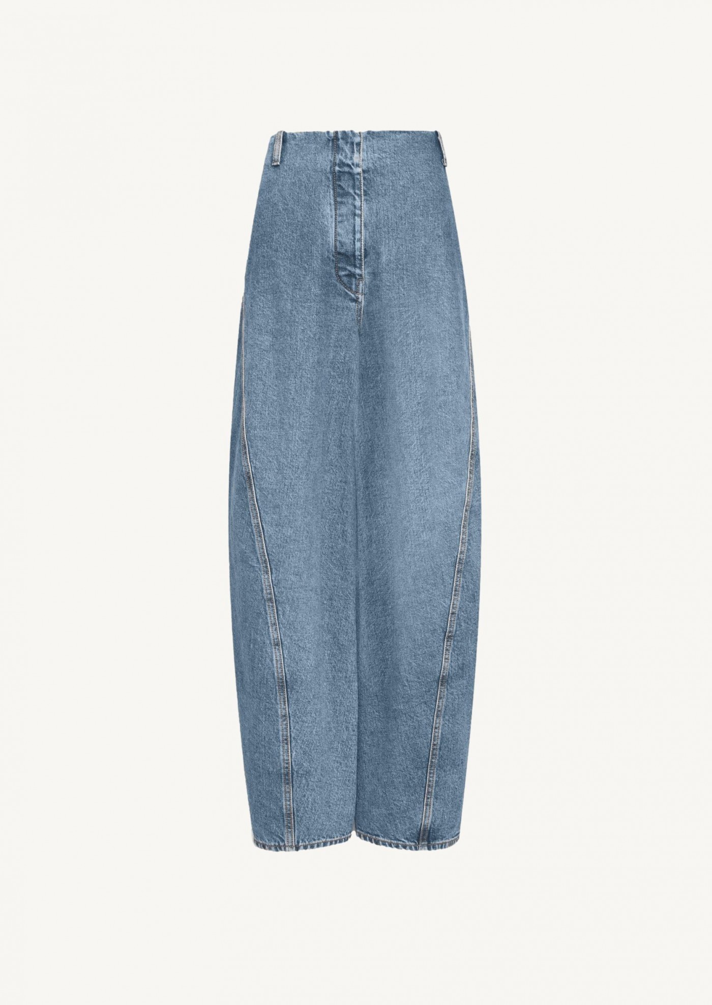 Denim cargo pants