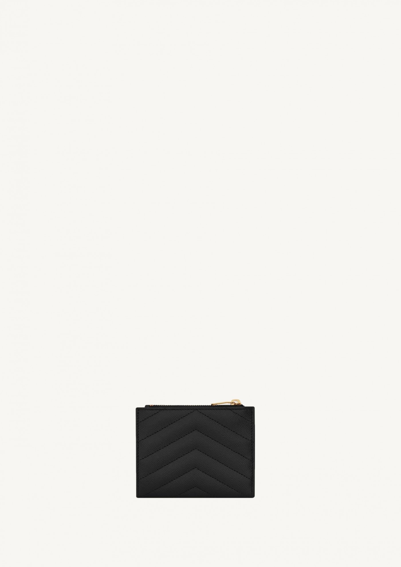Cassandre two-fold wallet black and gold