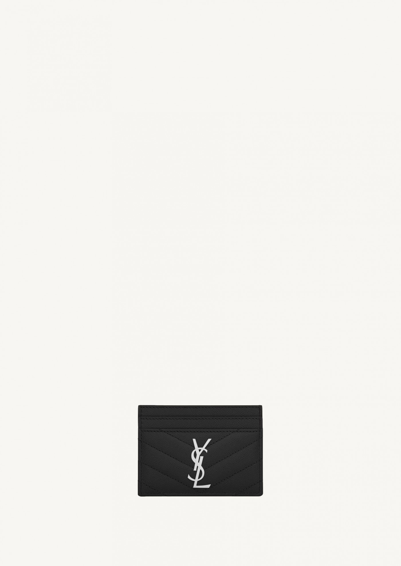 Cassandre porte-cartes noir argent