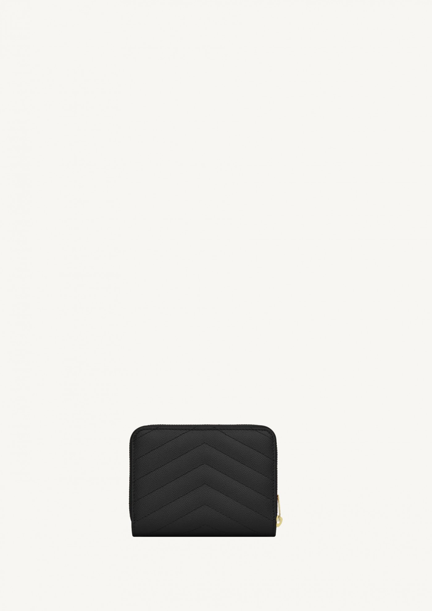 Cassandre compact wallet in black and gold