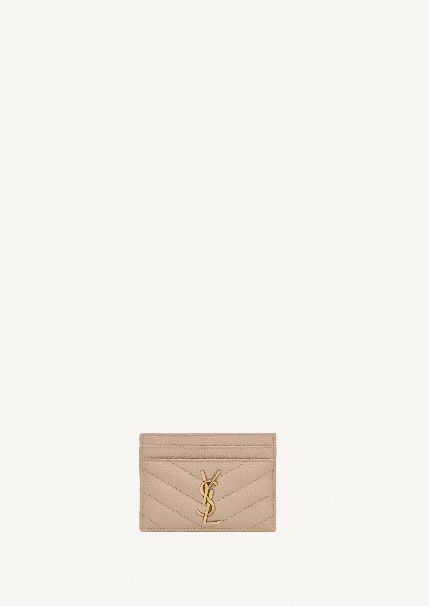 Cassandre porte-cartes beige