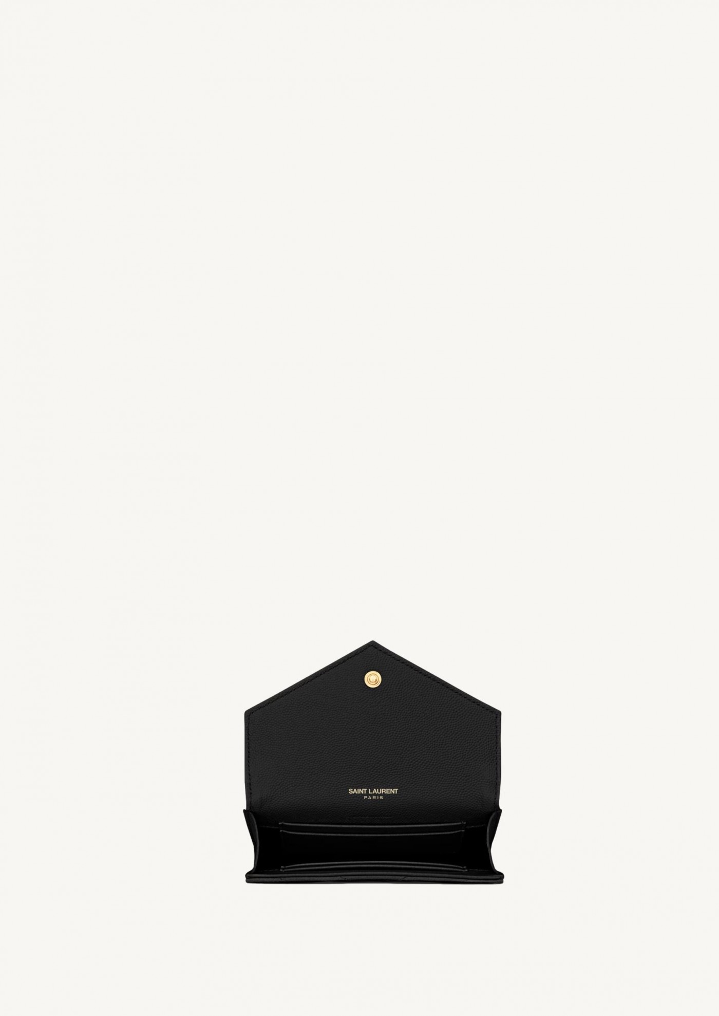 Cassandre portefeuille enveloppe noir Saint Laurent
