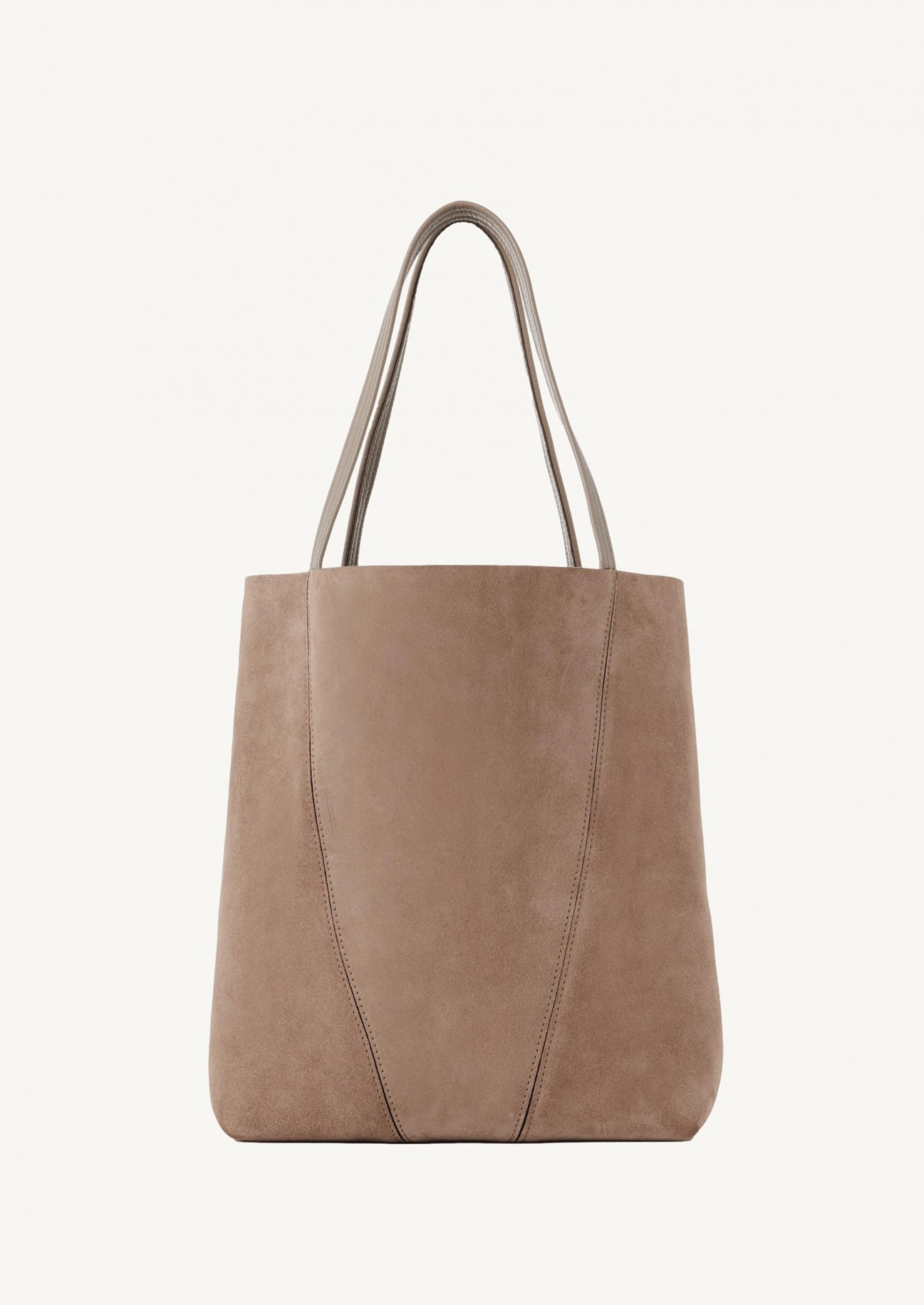 Large Chloé Spin tote bag in suede leather