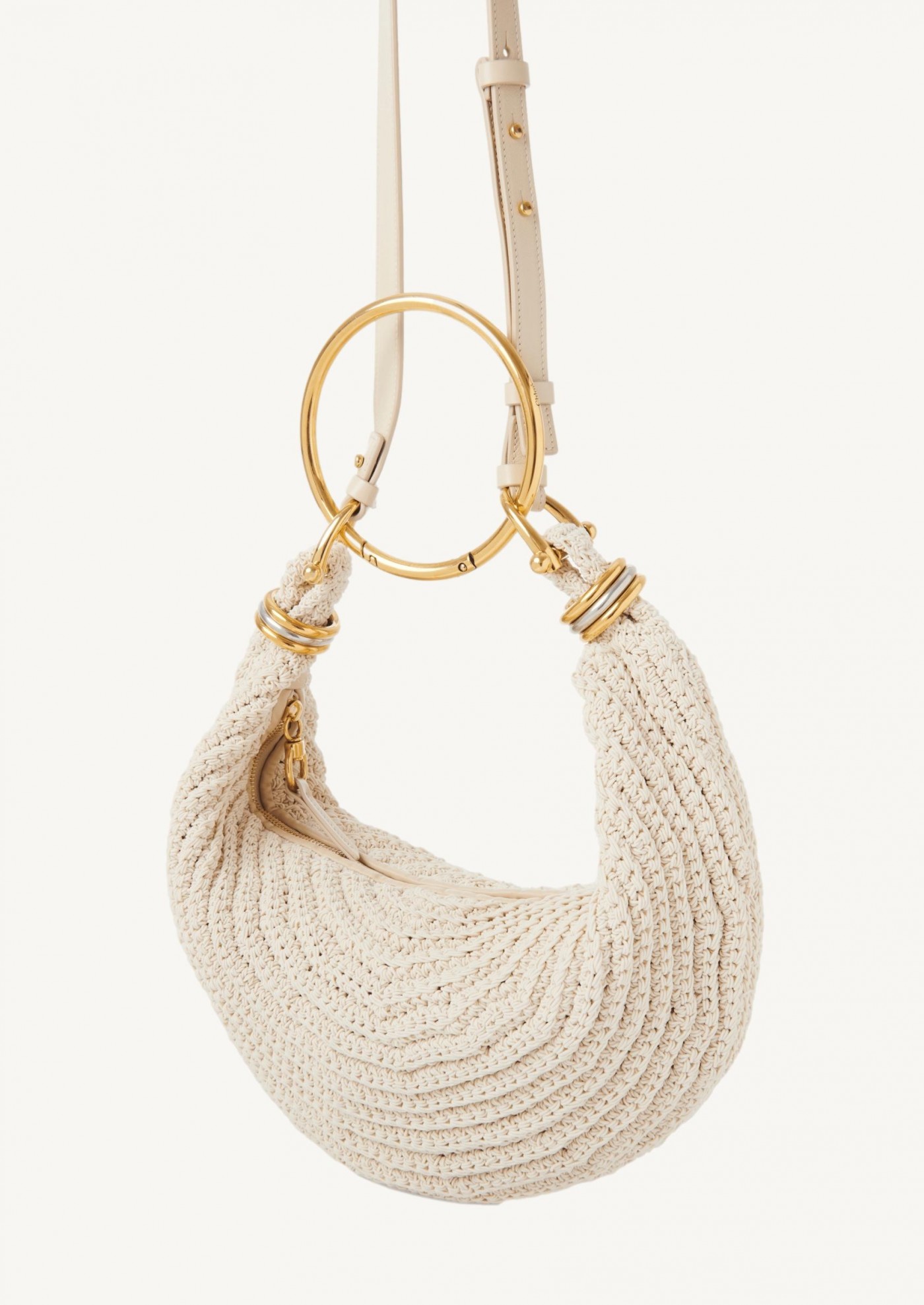 Petit sac hobo Bracelet bag en crochet