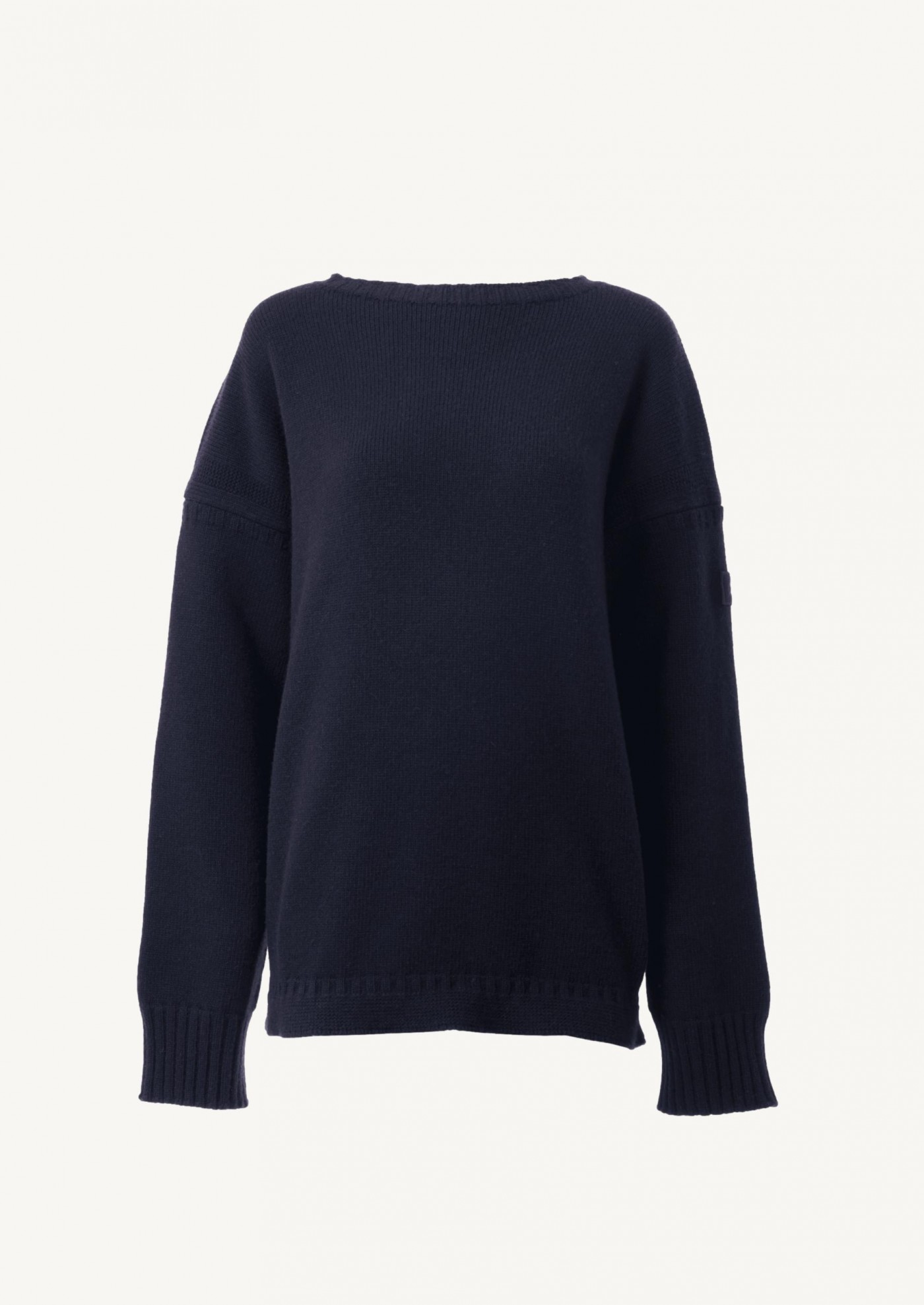Wool and cashmere knit sweater with logo Chloé Wool and cashmere knit sweater with logo Chloé