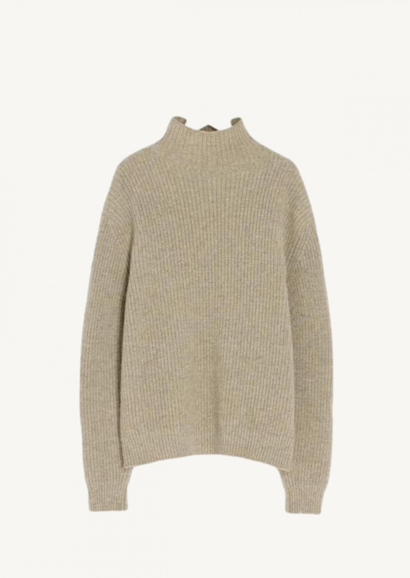 High-neck jumper