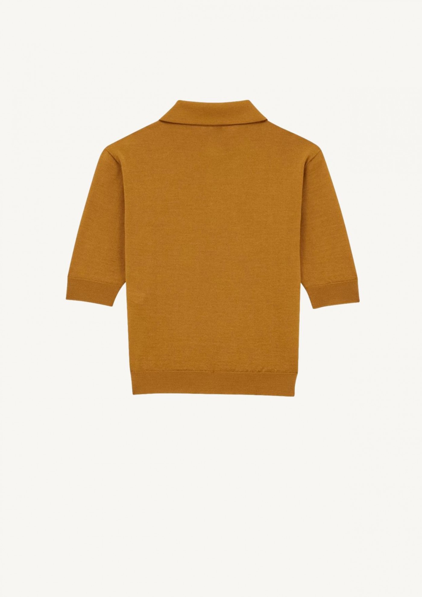 Polo Cassandre en cachemire marron