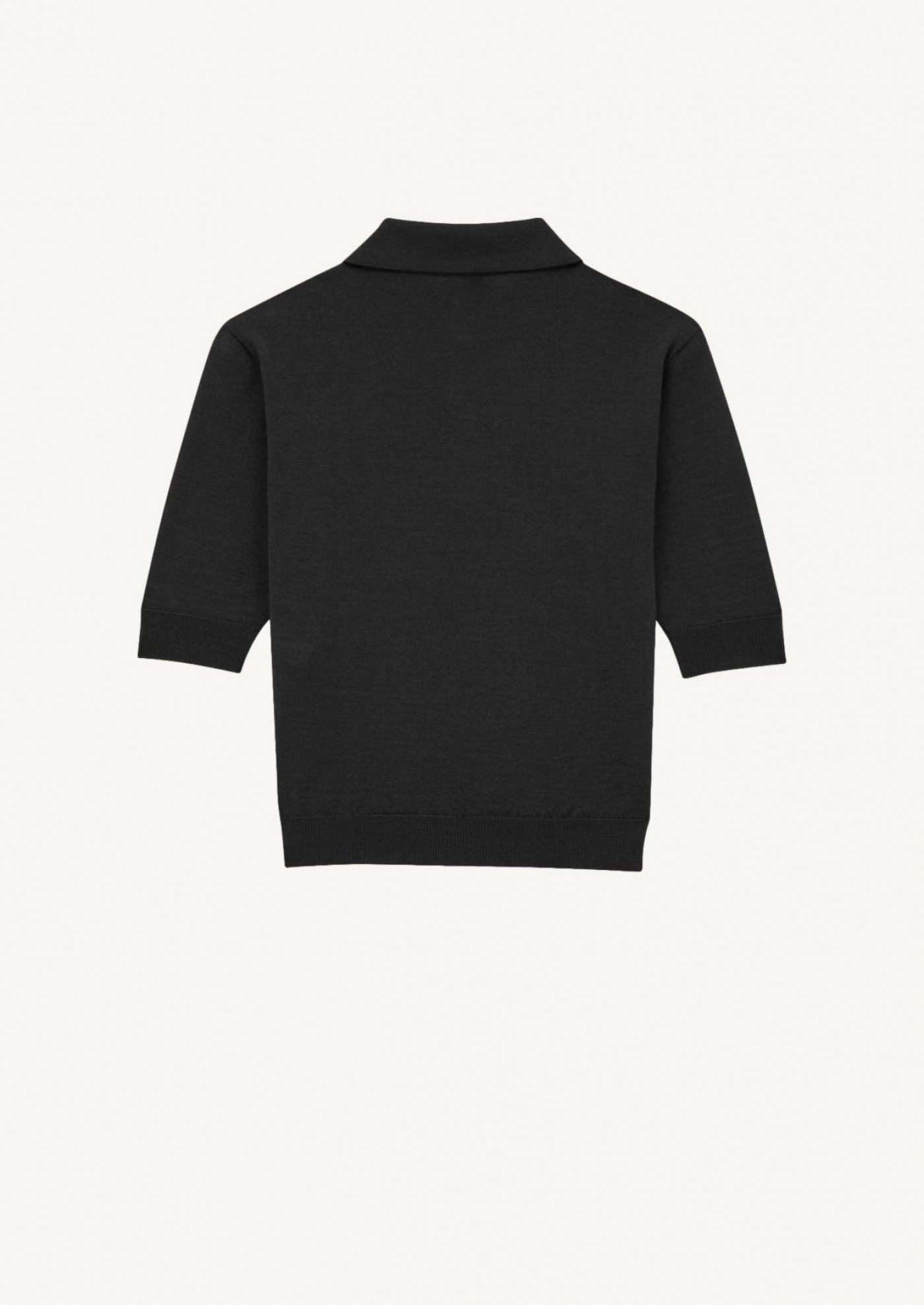 Polo Cassandre en cachemire noire