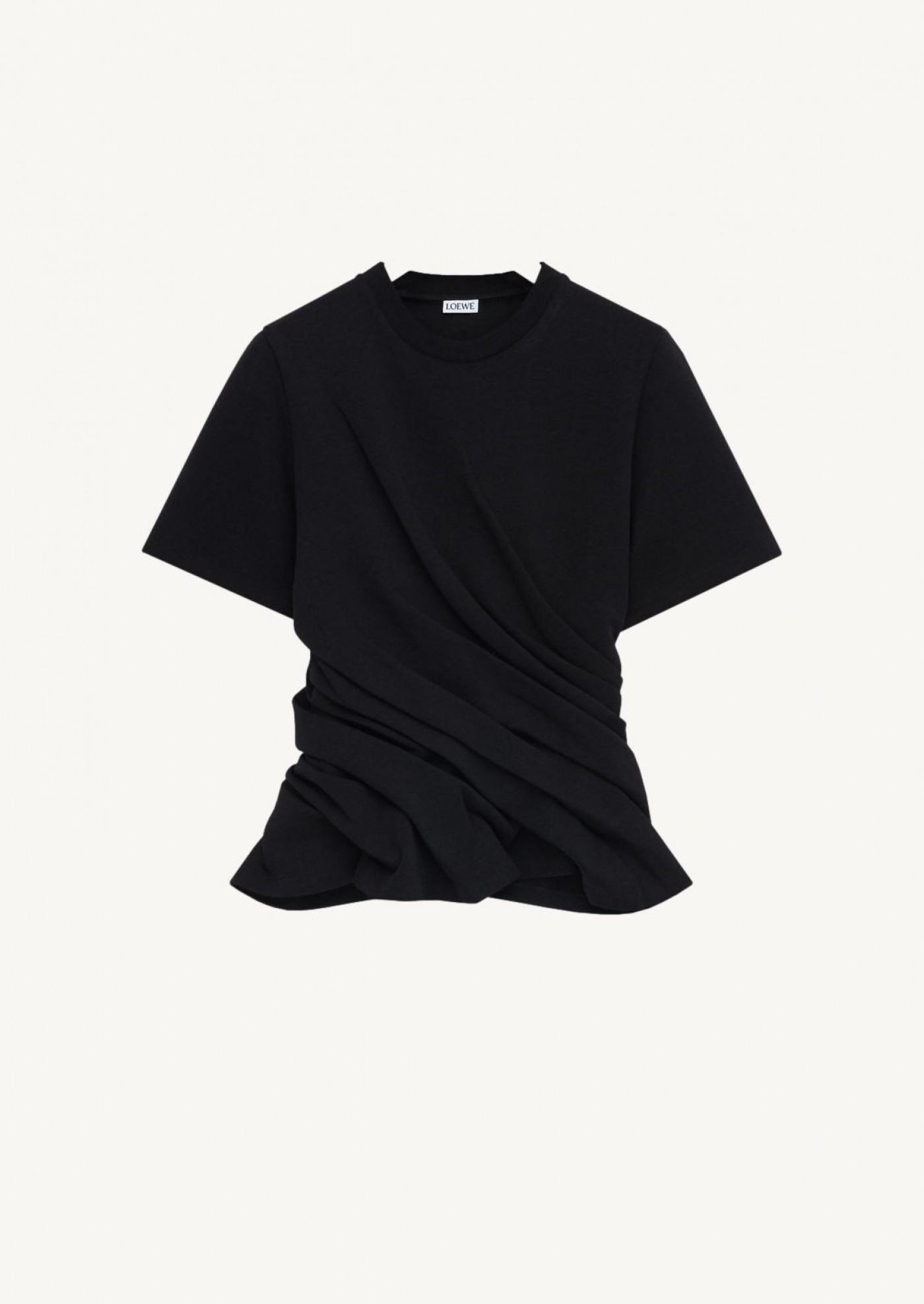 Black twisted top