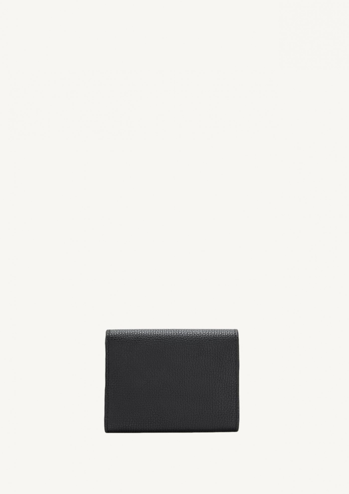Three-fold wallet Anagram grained black
