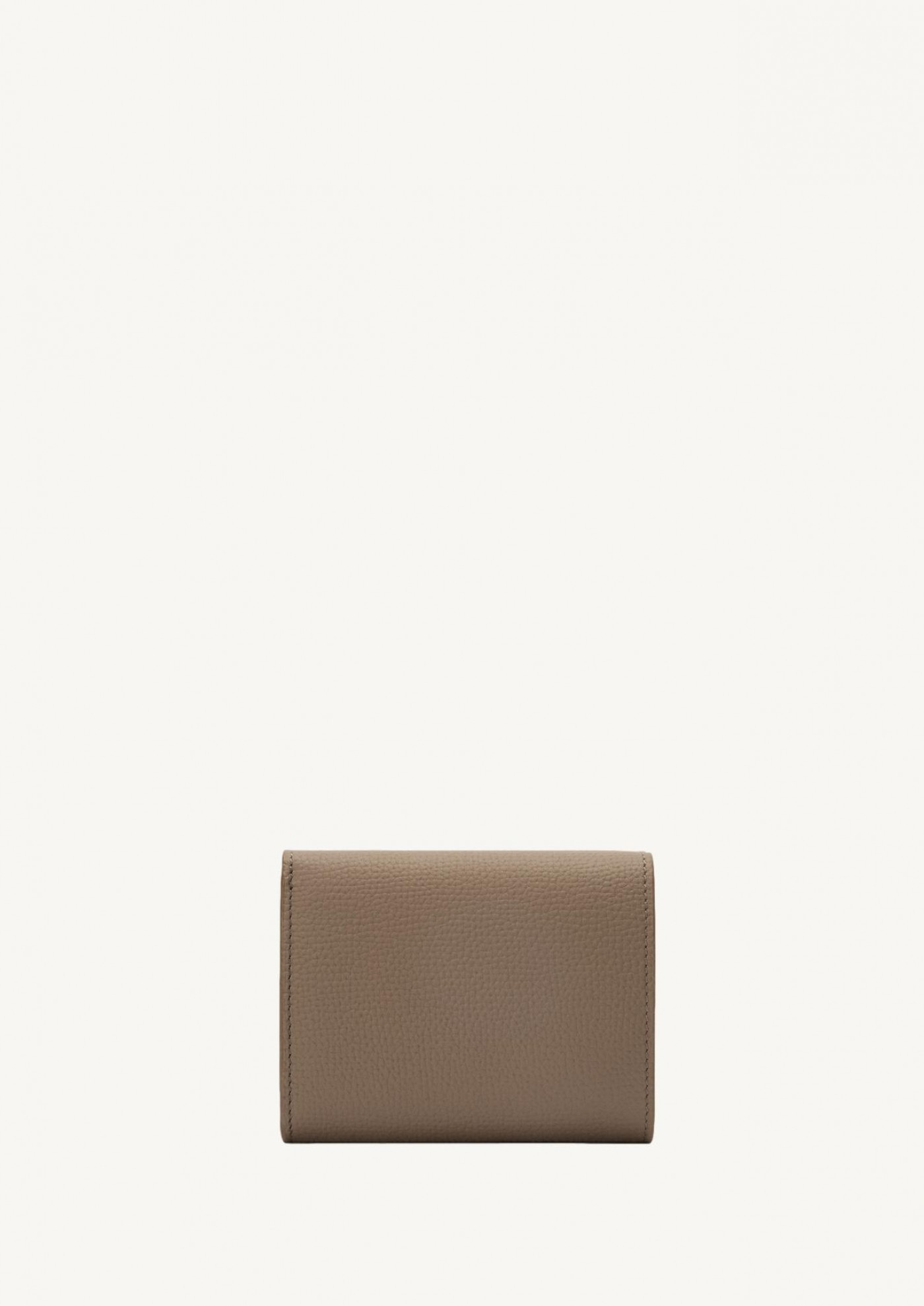 Portefeuille à trois volets Anagram grainé taupe