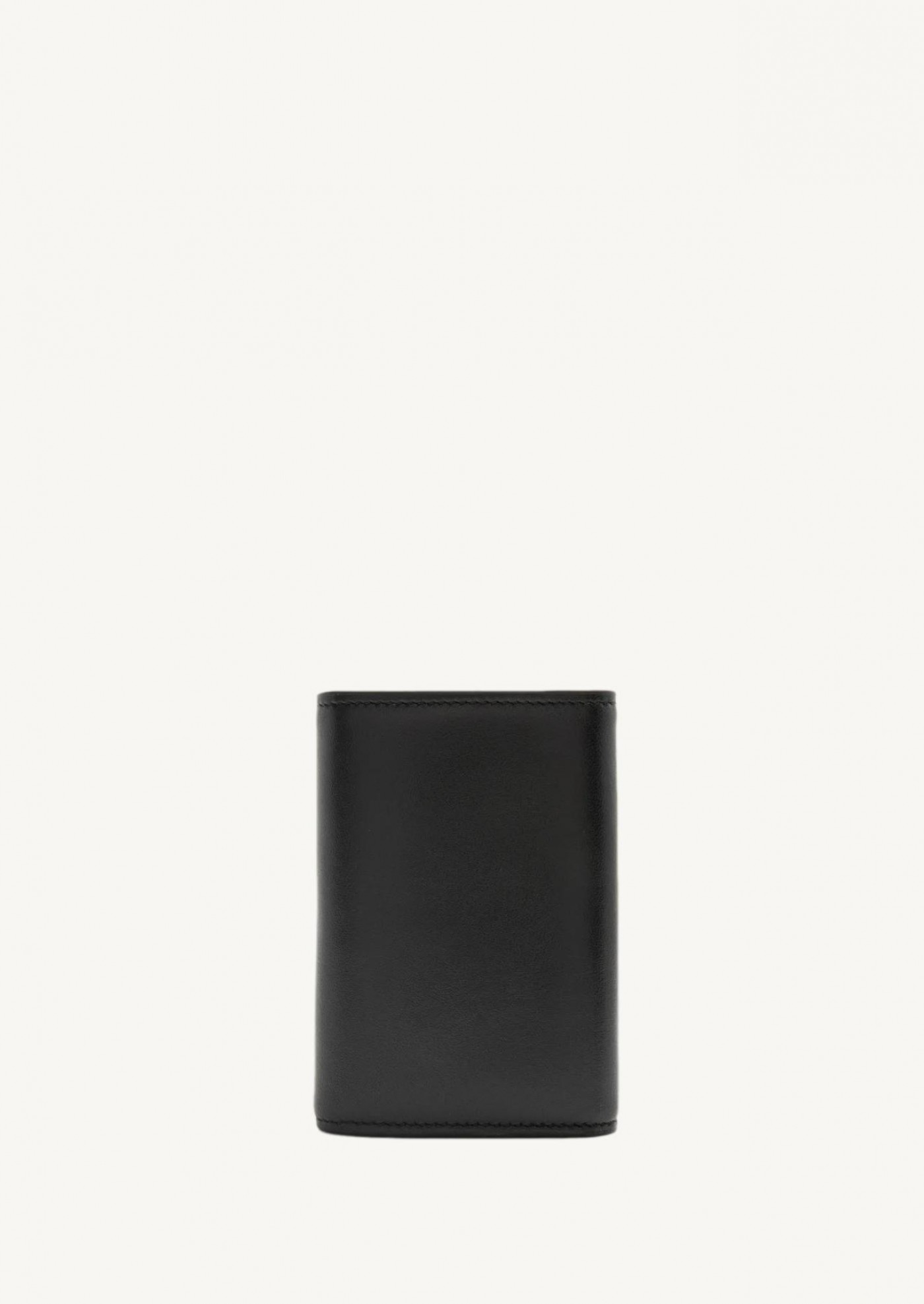 Petit portefeuille vertical Puffer Anagram brillant noir