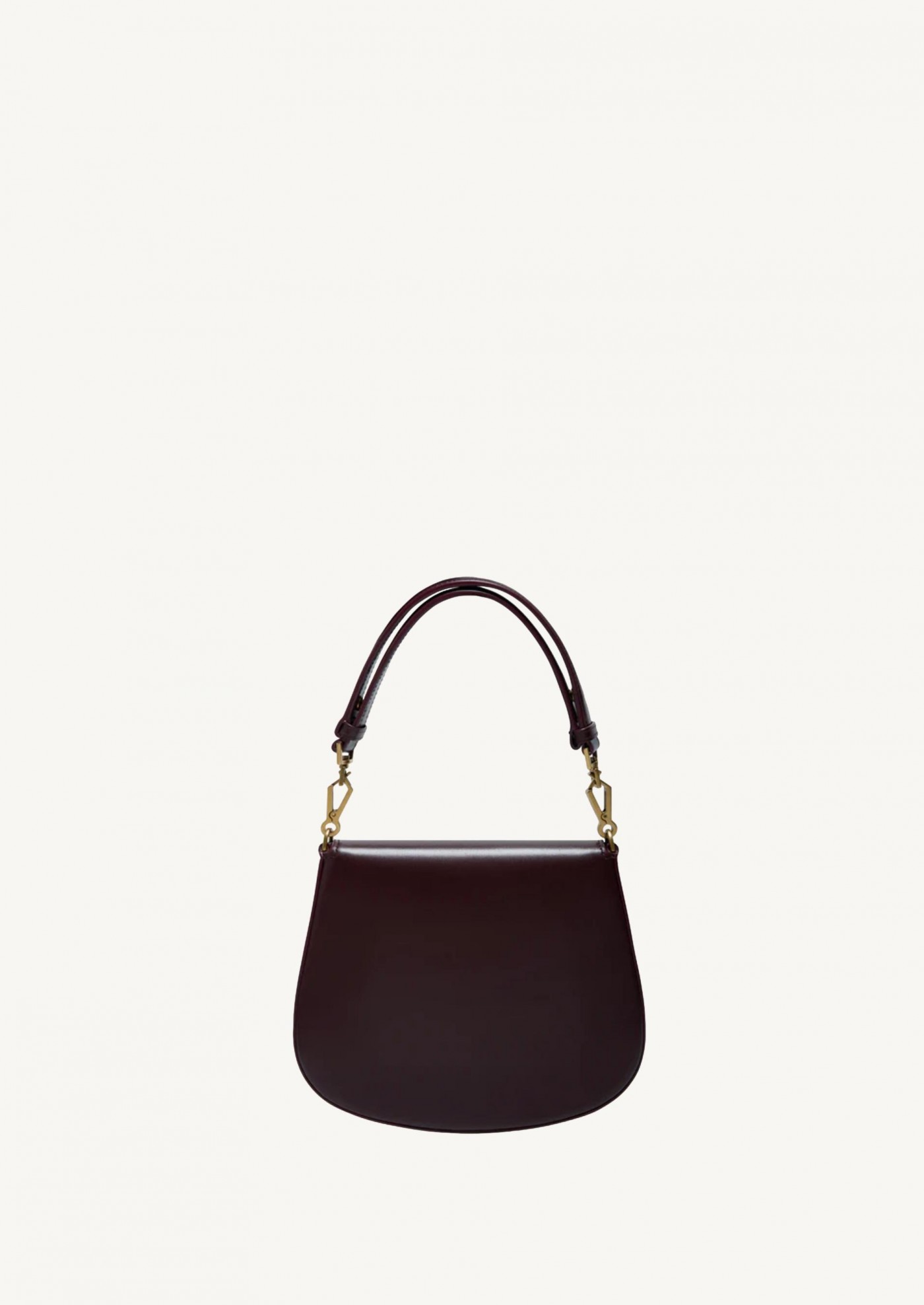 Mini Voltaire top handle bordeaux