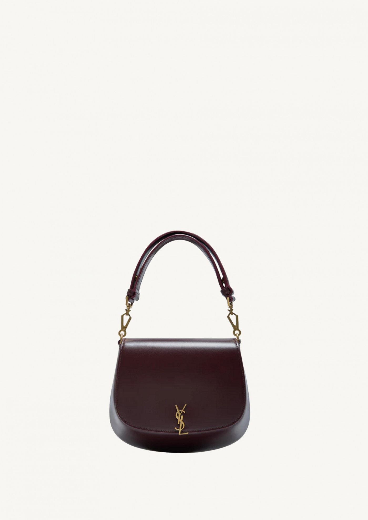 Mini Voltaire top handle bordeaux